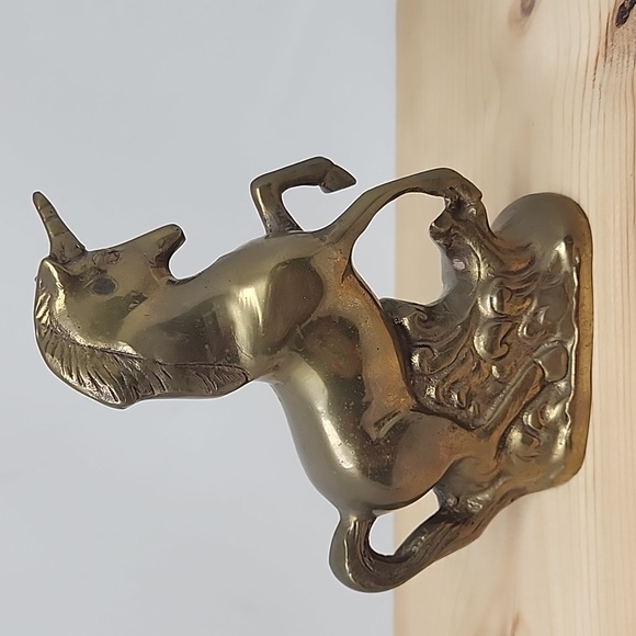 Solid Brass Unicorn - Picture 2 of 4